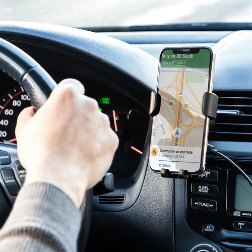 Soporte para móvil con cargador inalámbrico para coche