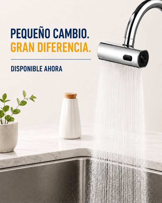 Extensor de grifo giratorio 3 en 1