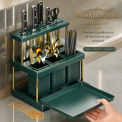 Soporte organizador de cocina