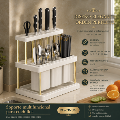 Soporte organizador de cocina