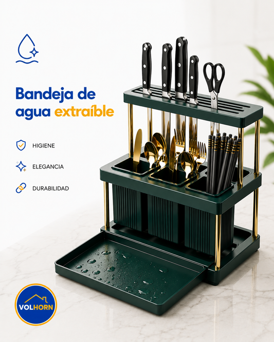 Soporte organizador de cocina
