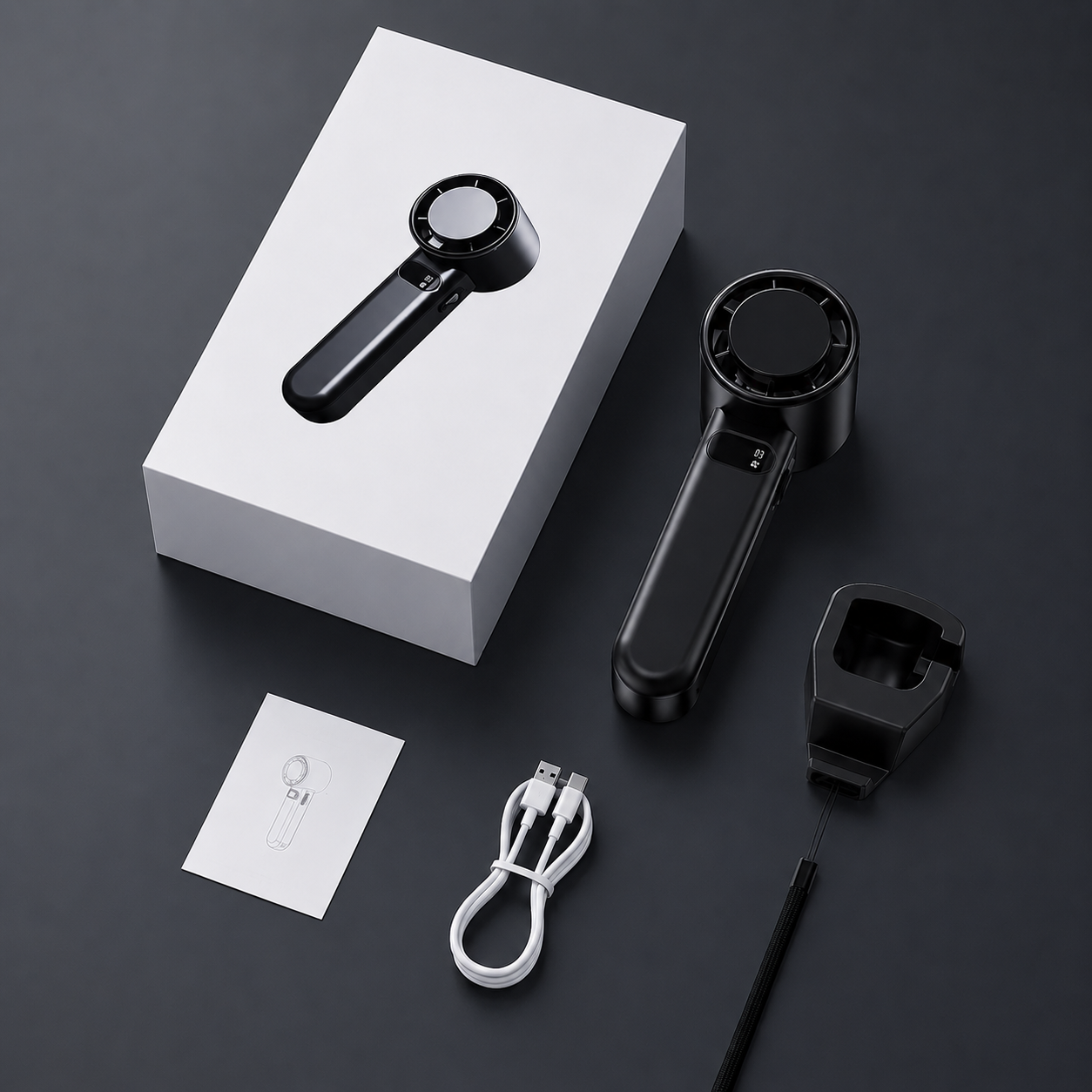 Ventilador de Mano Portátil USB con Batería