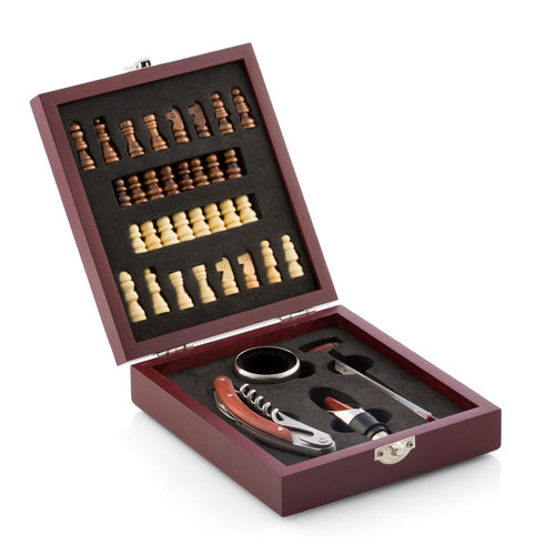 Tablero de ajedrez para amantes del vino