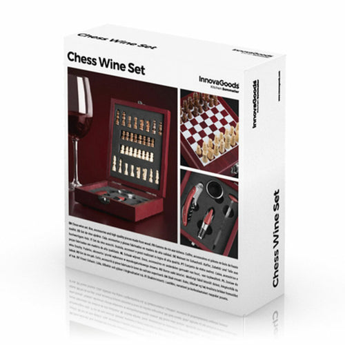 Tablero de ajedrez para amantes del vino