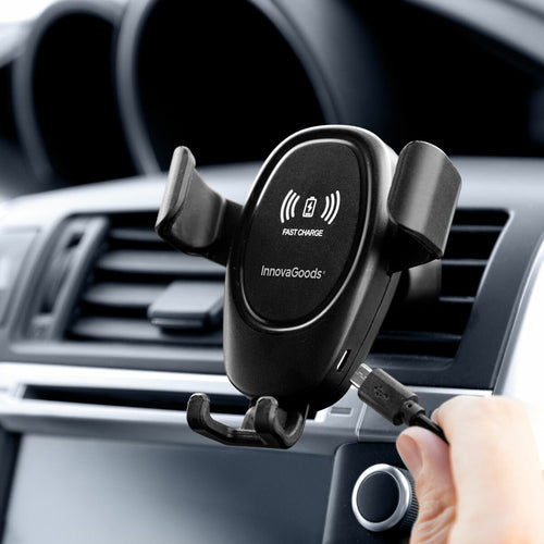 Soporte para móvil con cargador inalámbrico para coche