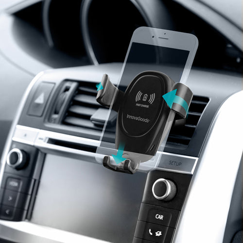Soporte para móvil con cargador inalámbrico para coche