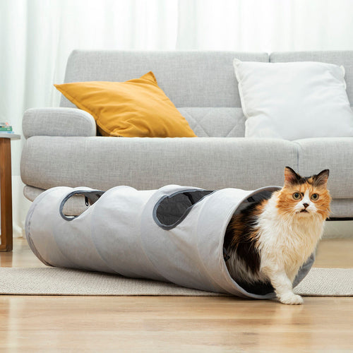 Túnel plegable para mascotas