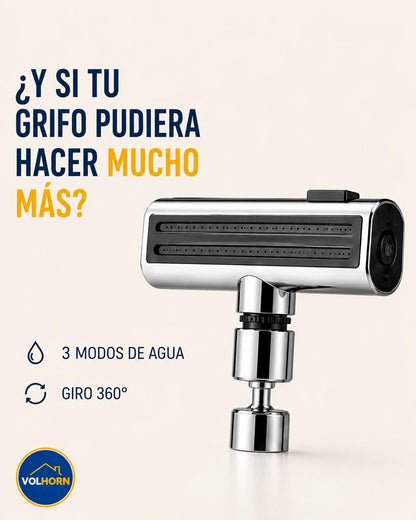 Extensor de grifo giratorio 3 en 1