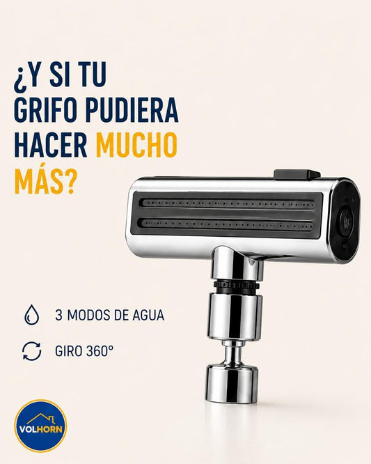 Extensor de grifo giratorio 3 en 1