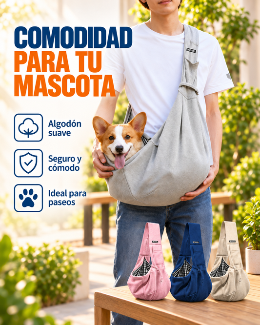 Cómodo bolso de algodón para mascotas