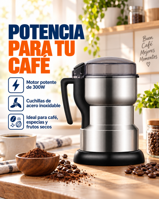 Molinillo de café eléctrico de 300W