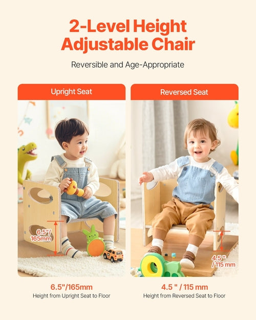 Conjunto de mesa y silla Montessori
