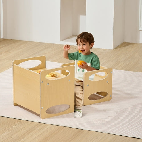Conjunto de mesa y silla Montessori